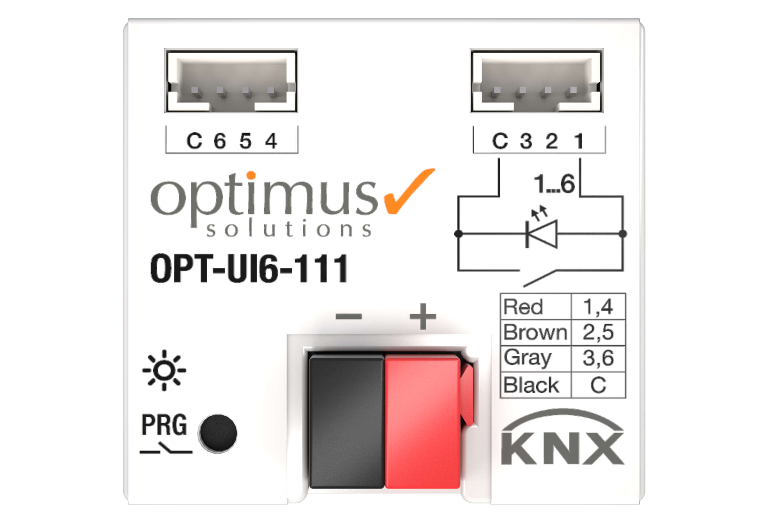 6-канальный универсальный интерфейсный модуль Optimus OPT-UI6-111